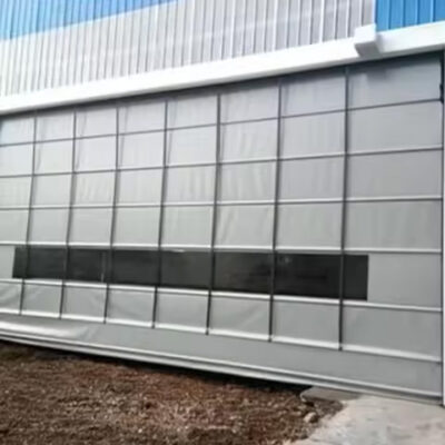 Flexible PVC rolling shutter door