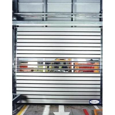 Hard aluminum alloy rolling shutter door